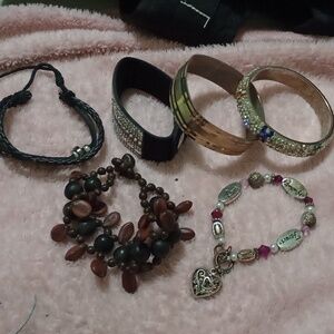 It's pretty thick loud bracelets